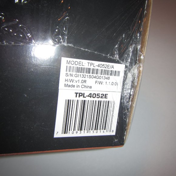 TRENDnet TPL-4052E 500 MB/s Powerline Network AV 4x Port Ethernet Adapter SEALED - Picture 4 of 5